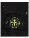 Brushed Organic Cotton Fleece Sweatshirt Black - STONE ISLAND - BALAAN 6