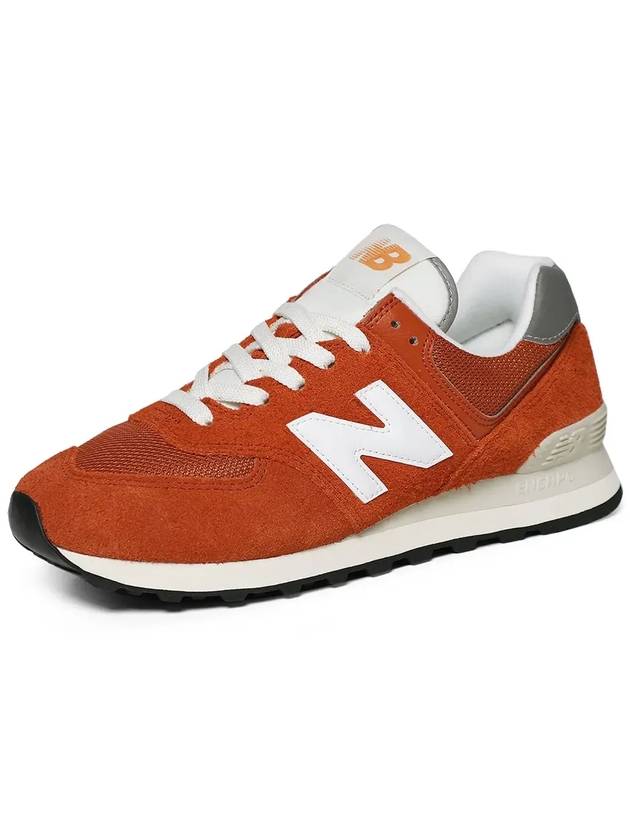 574 Low Top Sneakers Heritage Orange - NEW BALANCE - BALAAN 7