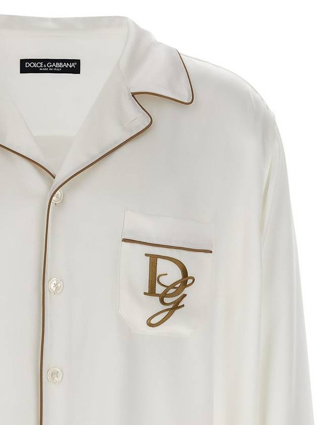 Dolce & Gabbana Silk Shirt - DOLCE&GABBANA - BALAAN 3