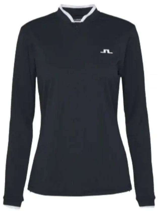 Leonora Mid Layer Long Sleeve T-Shirt Black - J.LINDEBERG - BALAAN 1