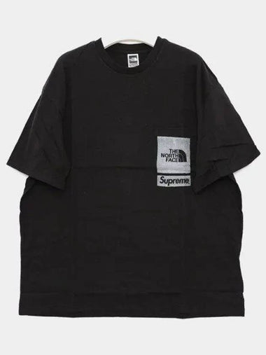 Printed pocket short sleeve men s t shirt SS23KN2 BLACK 270249 1043381 - THE NORTH FACE - BALAAN 1