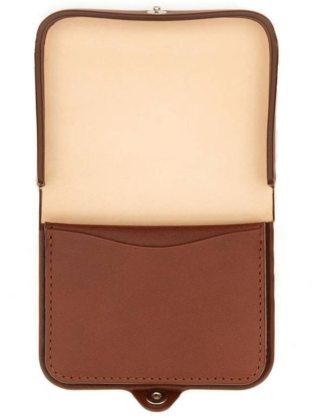 Josh Leather Coin Wallet Hazelnut - A.P.C. - BALAAN 4