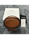 Oval Purse Smooth Calfskin Cross Bag Brown - CELINE - BALAAN 5