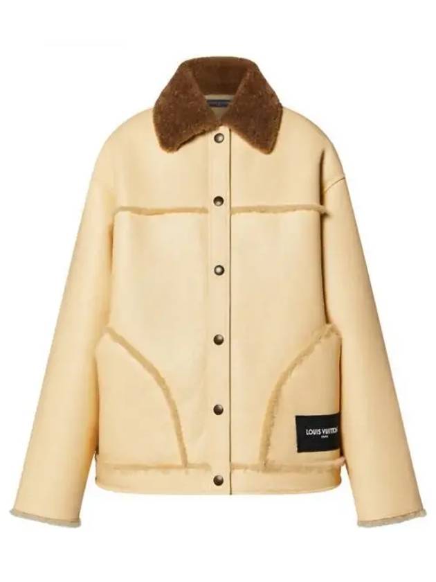 Reversible Boxy Shearling Jacket - LOUIS VUITTON - BALAAN 2