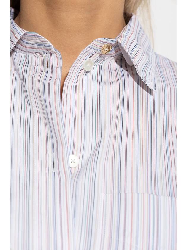 Paul Smith Shirt With Stripe Pattern, Women's, White - PAUL SMITH - BALAAN 5