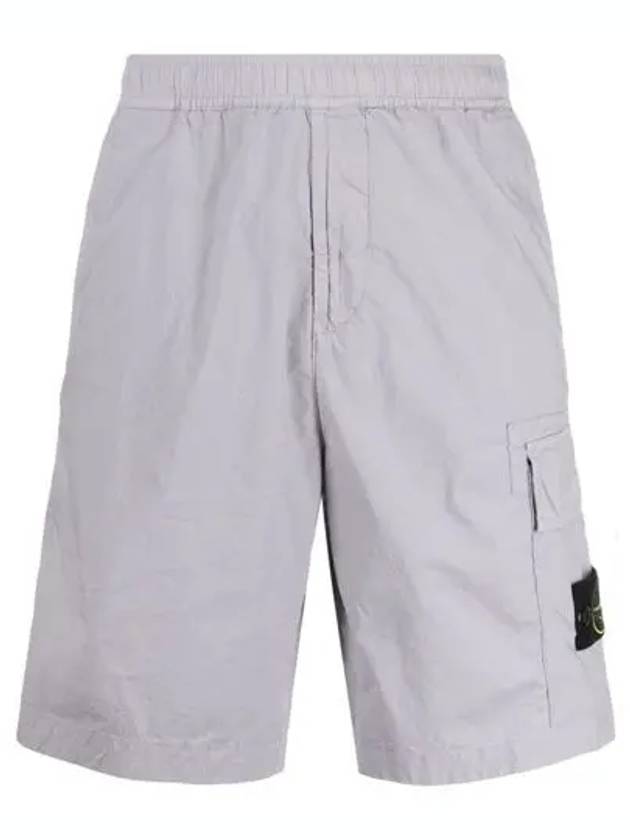 Compass Badge Bermuda Shorts Grey - STONE ISLAND - BALAAN 2