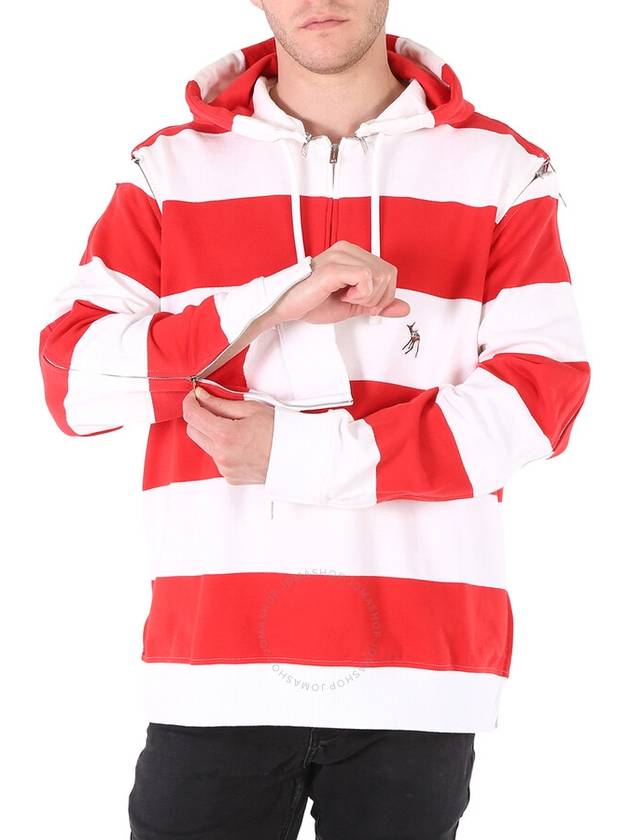 striped zipped hoodie - BURBERRY - BALAAN 2