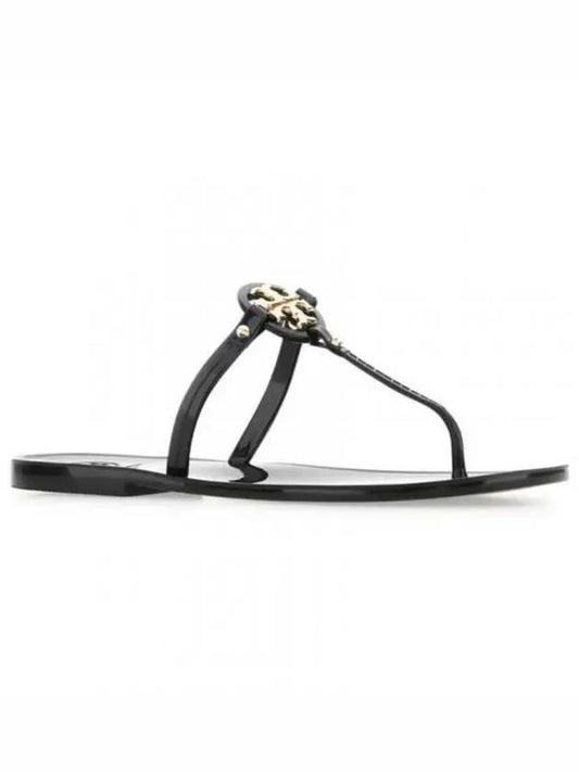 Miller Mini Flat Thong Flip Flop Black - TORY BURCH - BALAAN 2