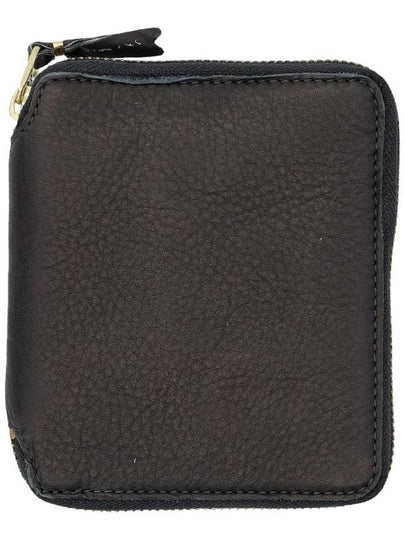 Women s Washed Leather Bicycle Wallet Black - COMME DES GARCONS WALLET - BALAAN 2