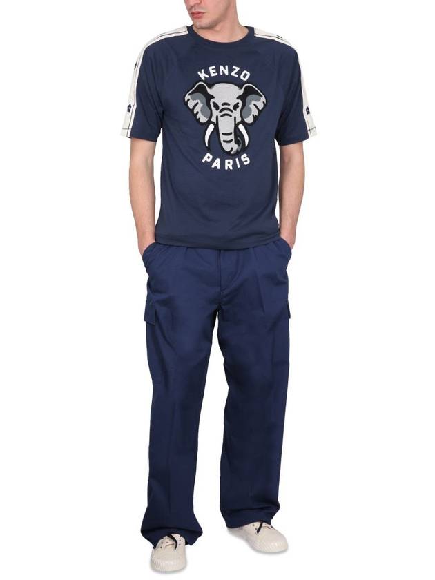 cargo track pants navy - KENZO - BALAAN 3