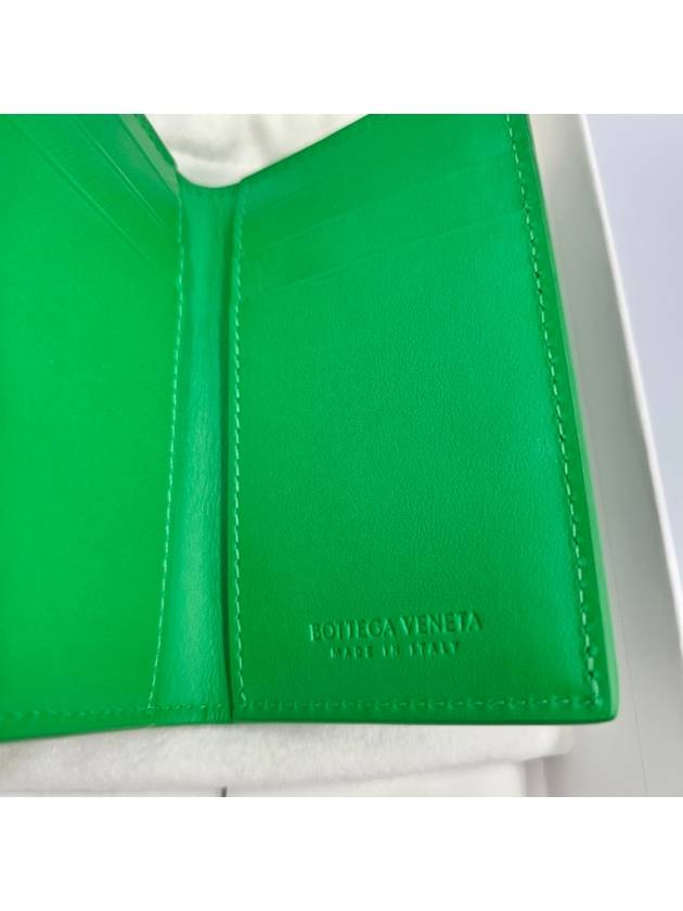 Maxi Intrecciato Flap Card Case Parakeet - BOTTEGA VENETA - BALAAN 5