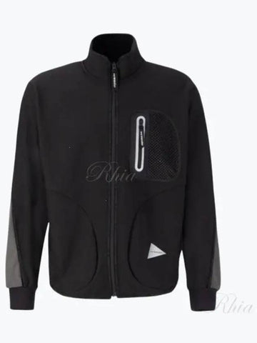 Light fleece jacket black 5743281057 010 - AND WANDER - BALAAN 1