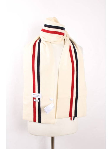 Merino wool muffler - THOM BROWNE - BALAAN 1