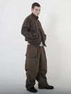 Padding Parachute Cargo Pants Brown - CHANCE'S NOI - BALAAN 6