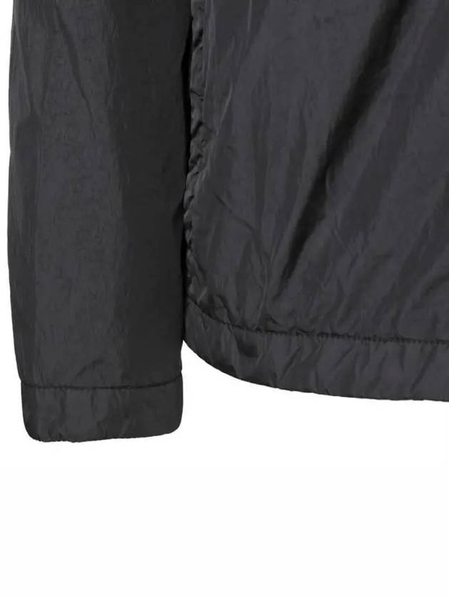 Garment Dyed Crinkle Reps Recycled Nylon Jacket Black - STONE ISLAND - BALAAN 7