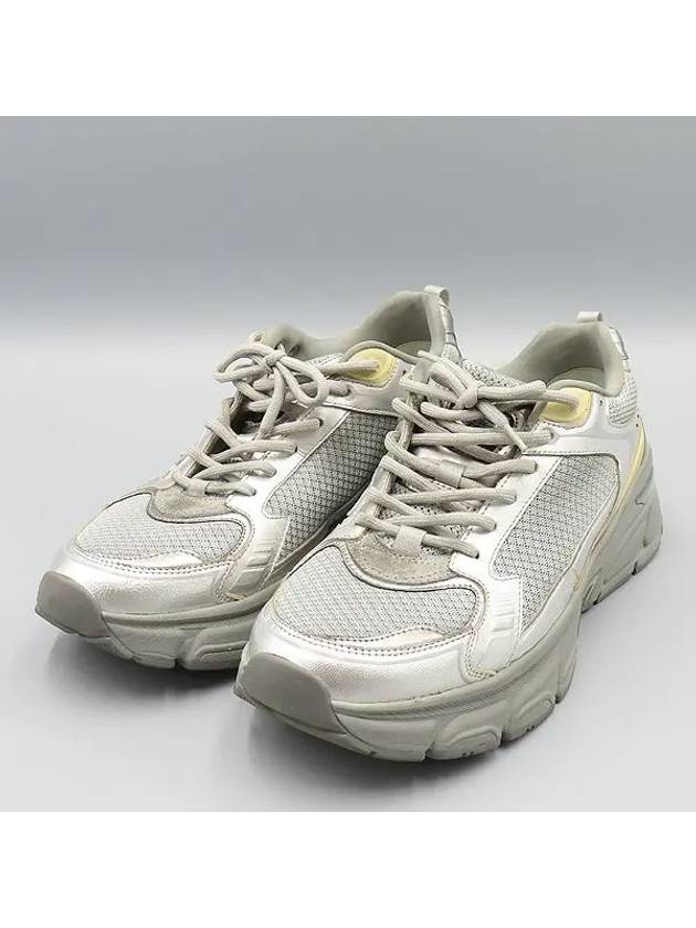 GMF00724 Silver Gray Light Star Sneakers Size 40 - GOLDEN GOOSE - BALAAN 6