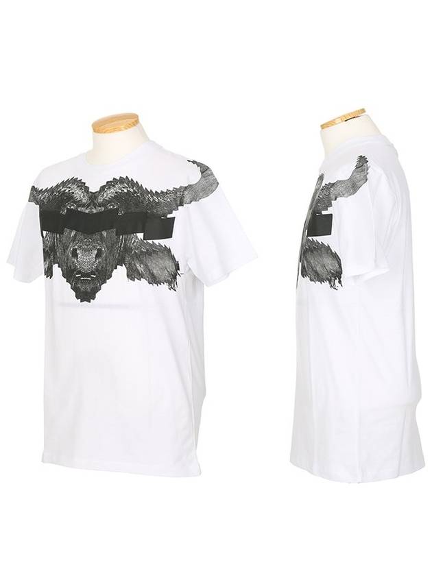 1034 0100 POKIGRON white tshirt - MARCELO BURLON - BALAAN 2