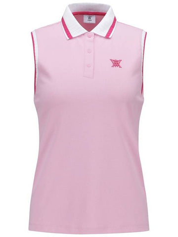 WOMEN KINT COLLAR SLEEVELESSLP - ANEWGOLF - BALAAN 1