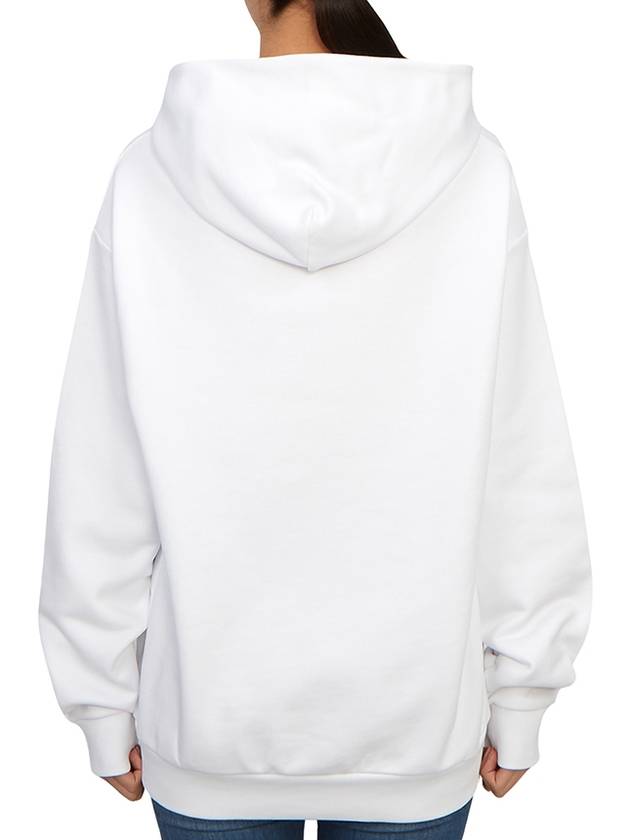 Spray ORB Logo Print Hoodie White - VIVIENNE WESTWOOD - BALAAN 4