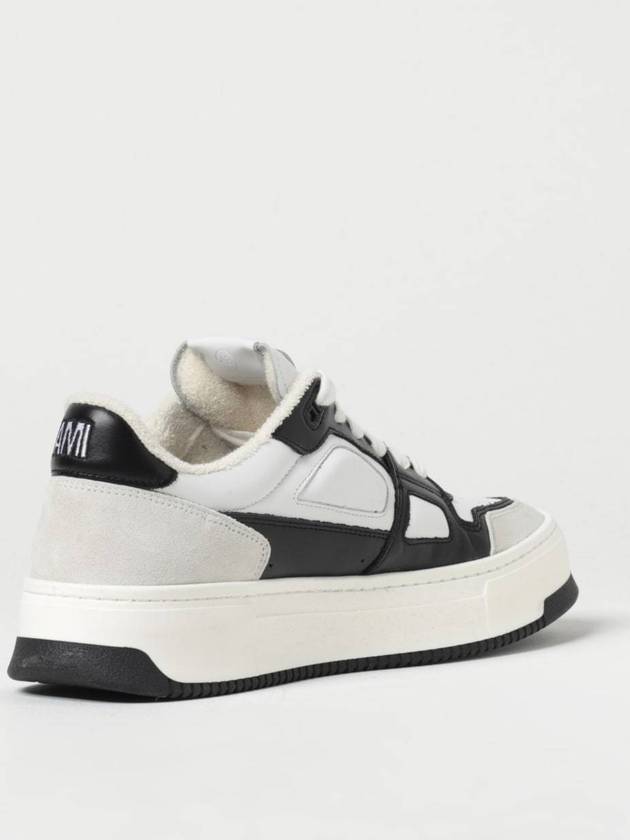 New Arcade Leather Low Top Sneakers White Black - AMI - BALAAN 4