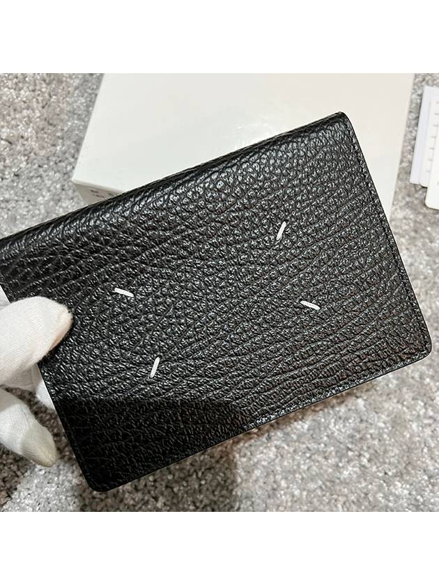 4 Stitch Passport Wallet Black - MAISON MARGIELA - BALAAN 5