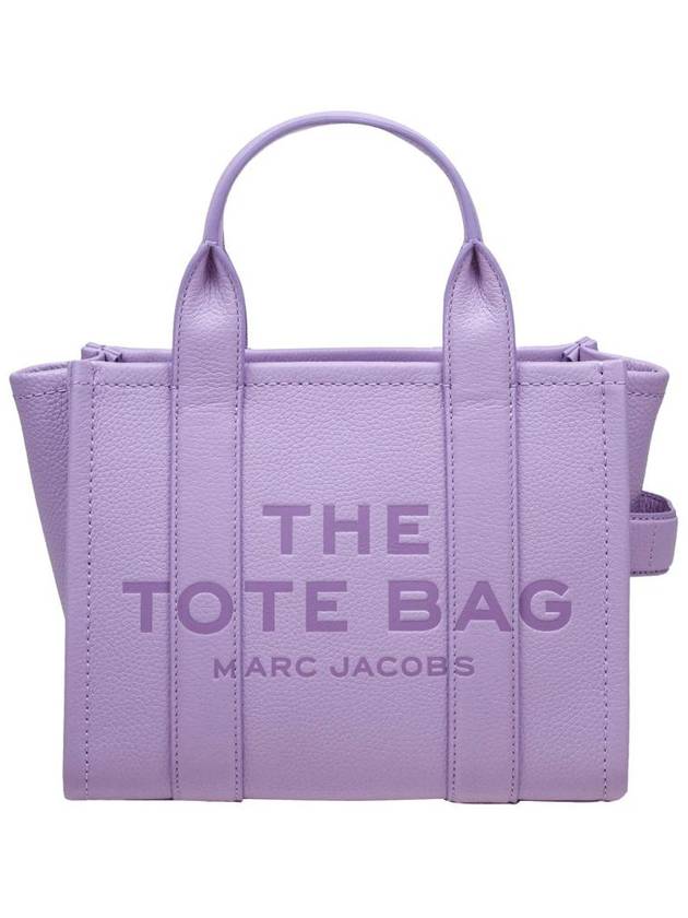 Small Leather Tote Bag Purple - MARC JACOBS - BALAAN 2