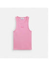 Ribbed Signature Tank Top CS609 PIN - COACH - BALAAN 2