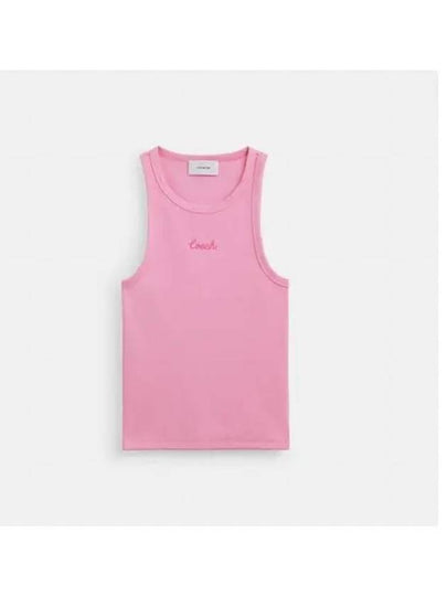 Ribbed Signature Tank Top CS609 PIN - COACH - BALAAN 2