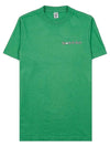 Logo cotton short sleeve tshirt LA RACQUET CLUB T SHIRT VERDE WHITE - SPORTY & RICH - BALAAN 2