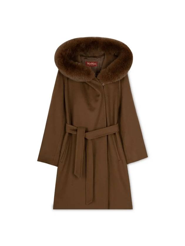 Women's 3 Mango Single Coat Brown - MAX MARA - BALAAN 4