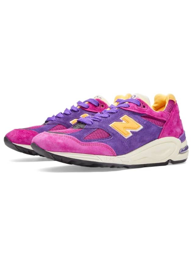 990V2 Low Top Sneakers Purple - NEW BALANCE - BALAAN 2