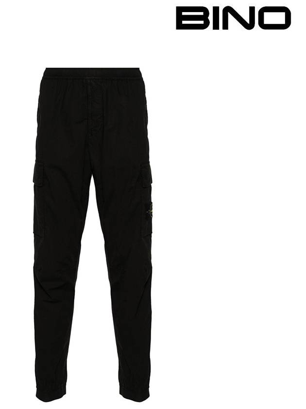 Stretch Cotton Tela Paracadute Cargo Straight Pants Sand - STONE ISLAND - BALAAN 2