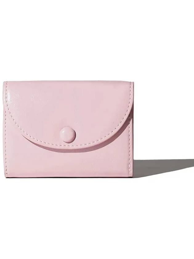 Dot two pocket coin business card card wallet baby pink - LE MASQUE - BALAAN 3