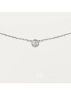 D Amour Necklace XS White Gold Silver - CARTIER - BALAAN 3