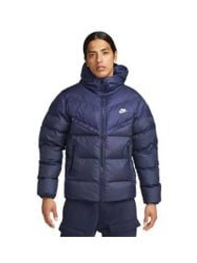 Primaloft Stormfit Windrunner Hooded Puffer Padding Navy - NIKE - BALAAN 2