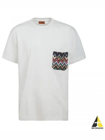 Missoni Logo US23SL09 BJ00E0 S016Y Men s Short Sleeve T Shirt - MISSONI - BALAAN 1