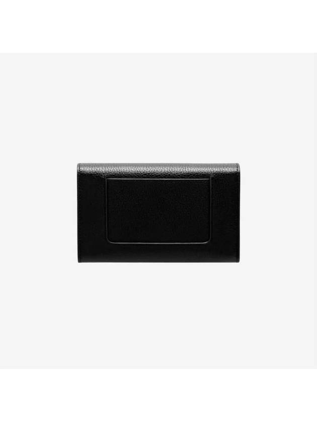 Darley Small Classic Grain Medium Wallet Black - MULBERRY - BALAAN 3