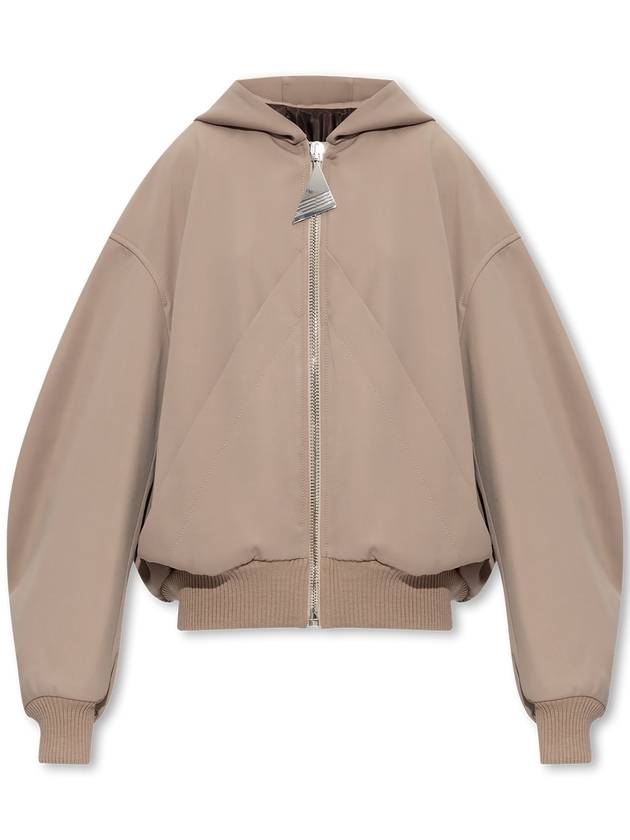 The Attico Wool Bomber Jacket, Women's, Beige - THE ATTICO - BALAAN 1