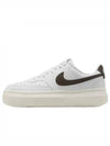 Women's Court Vision Alta Low Top Sneakers Brown White - NIKE - BALAAN 2