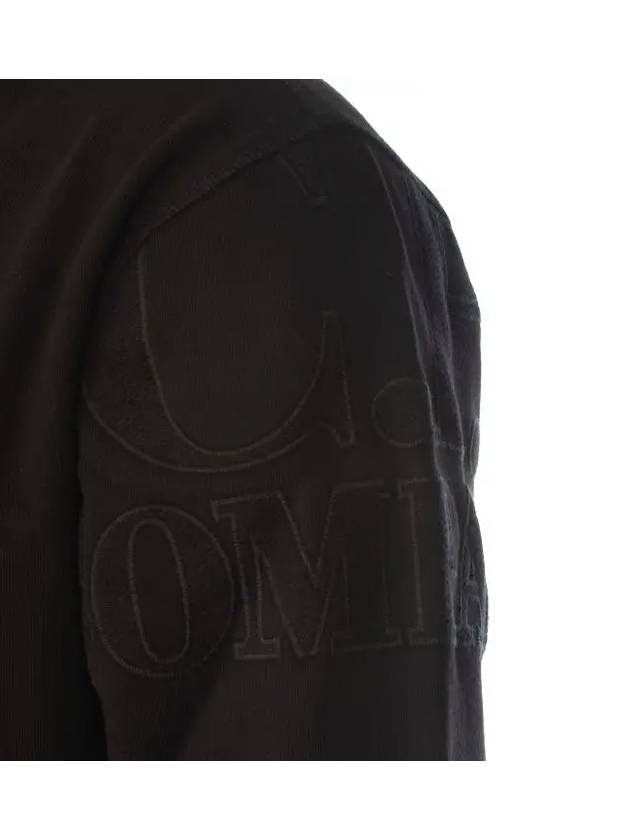 Embroidery Logo Hooded Jacket Black - CP COMPANY - BALAAN 10