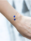 Roca Mini Round Lapis Lazuli Bracelet White - BE/GINS - BALAAN 7