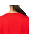 Women's Horsebit Knit Top Red - GUCCI - BALAAN 8