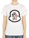 Kids Big Logo Printing Short Sleeve Ivory 8C00001 89AFV 034 12 14A Adults can wear - MONCLER - BALAAN 2