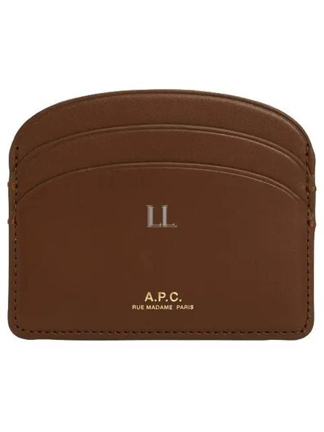 Demi Lune Card Wallet Brown - A.P.C. - BALAAN 2