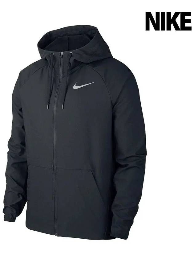 Flex Vent Max Dry Fit Hooded Jacket Black - NIKE - BALAAN 2