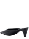 Pointed Toe Leather Mules Black - TOTEME - BALAAN 3