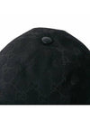 Original GG Web Supreme Canvas Baseball Ball Cap Black - GUCCI - BALAAN 8