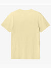 Fox Head Patch Regular Short Sleeve T-Shirt Chalk Yellow - MAISON KITSUNE - BALAAN 4