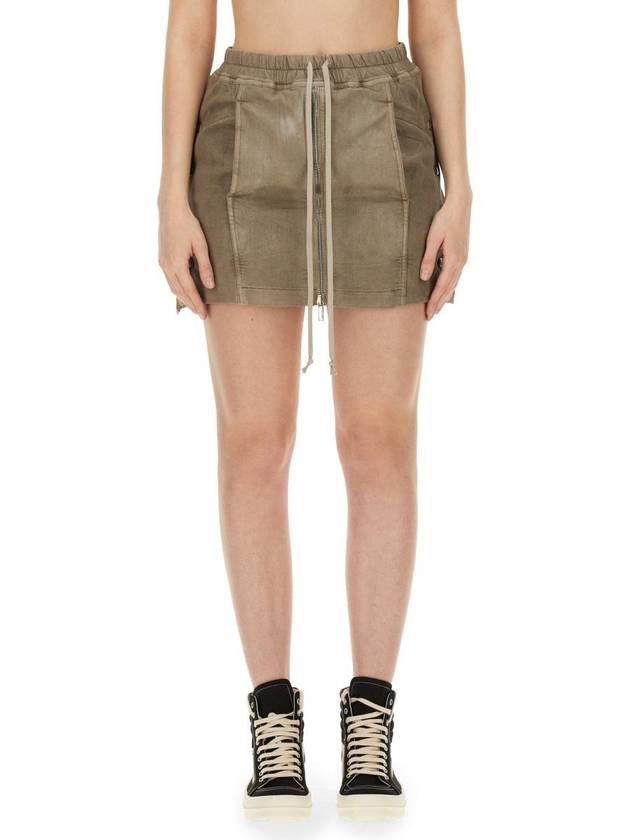 Rick Owens Drkshdw Mini Lido Skirt - RICK OWENS - BALAAN 1