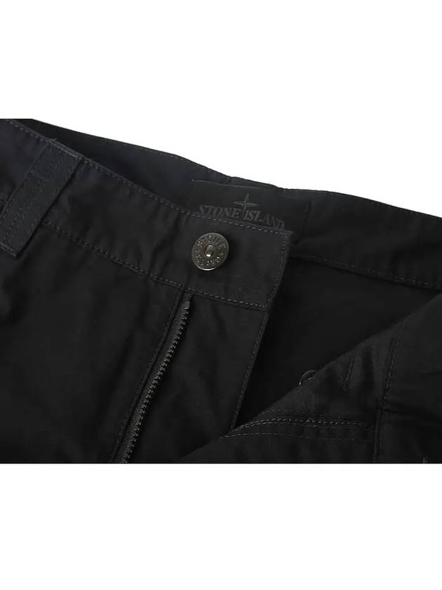 Compass Badge Straight Pants Black - STONE ISLAND - BALAAN 4